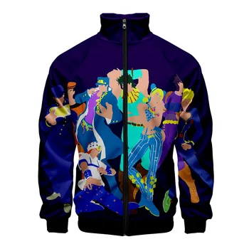 JOJO Anime 3D Print Popular Zipper Standing collar cool Fashion Zipper Hipster comfortable Hooded Sweatshirt Hoodies Zipper
JOJO Anime 3D Print Popular Zipper Standing collar cool Fashion Zipper Hipster comfortable Hooded Sweatshirt Hoodies Zipper