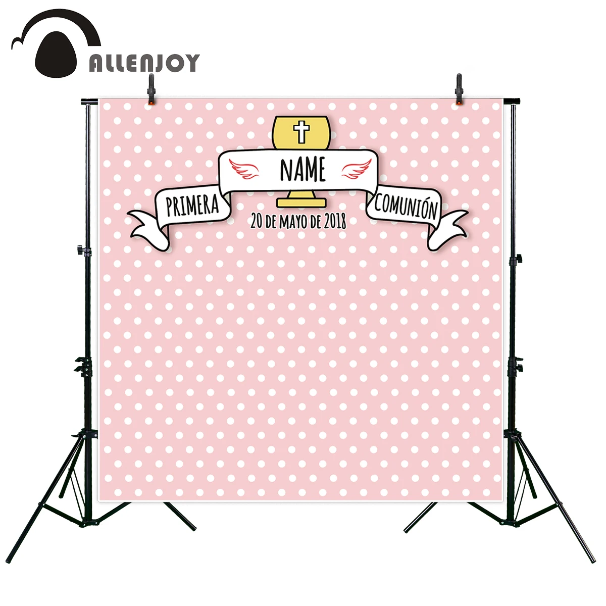 Allenjoy photographic background frame baptism pink spots baby custom photocall Communion photo shoots photography backdrops
Allenjoy photographic background frame baptism pink spots baby custom photocall Communion photo shoots photography backdrops