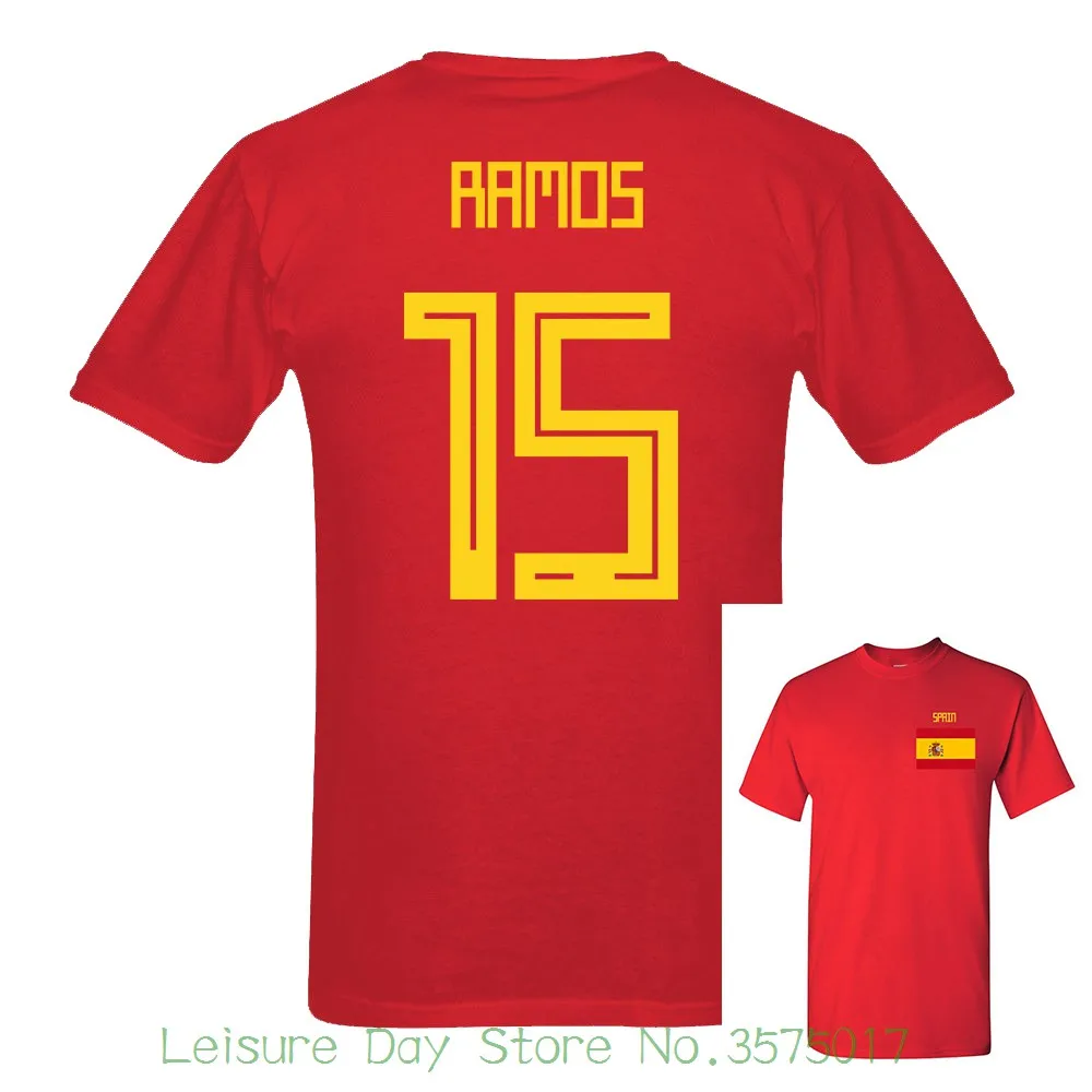 Russia World Match Cup 10 Colors T Shirt 2018 Newest Spain Ramos Number 15 Mens Fans Footballer Short Sleeve Tee Anime
Russia World Match Cup 10 Colors T Shirt 2018 Newest Spain Ramos Number 15 Mens Fans Footballer Short Sleeve Tee Anime