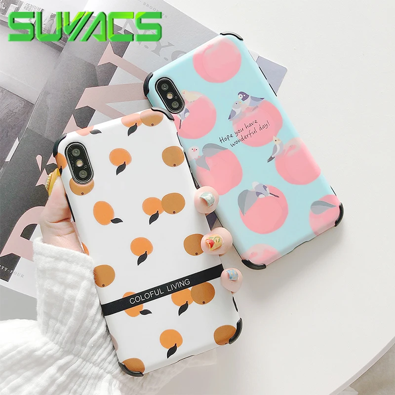 SUYACS Corners Shockproof Fruits Phone Case For iPhone XS Max XR 6 6S 7 8 Plus X XS Soft IMD Phone Back Cover Cases Shell Gifts
SUYACS Corners Shockproof Fruits Phone Case For iPhone XS Max XR 6 6S 7 8 Plus X XS Soft IMD Phone Back Cover Cases Shell Gifts