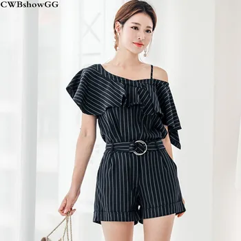 CWBshowGG Two-Piece Set Ruffles Summer 2019 New Chic Spaghetti Strap Striped Top High Waist Wide Leg Short Pants Two Piece Sets
CWBshowGG Two-Piece Set Ruffles Summer 2019 New Chic Spaghetti Strap Striped Top High Waist Wide Leg Short Pants Two Piece Sets