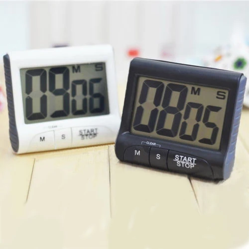 New Large LCD Digital Kitchen Timer Count-Down Up Clock Loud Alarm Black White Color
New Large LCD Digital Kitchen Timer Count-Down Up Clock Loud Alarm Black White Color