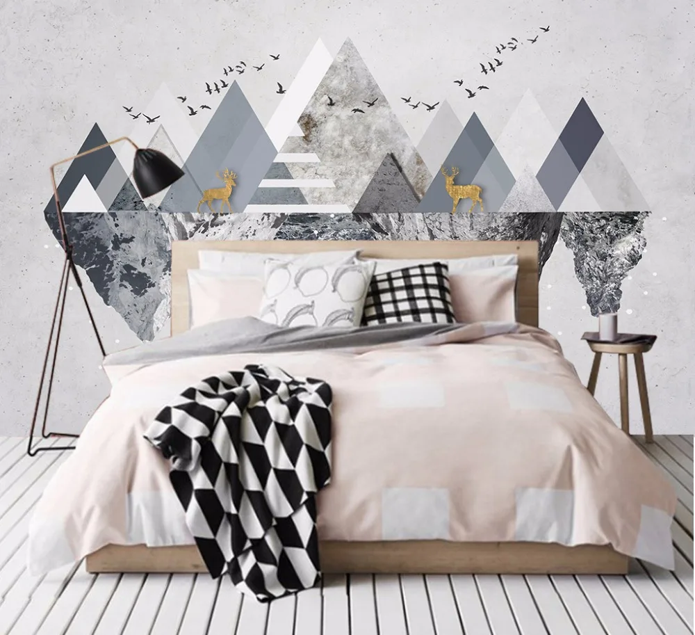 Custom Hand paint 3D Wall Mural Wallpaper Home Decor Elk Bird Geometirc pattern 3D Photo Wall Paper For Living Room Bedroom
Custom Hand paint 3D Wall Mural Wallpaper Home Decor Elk Bird Geometirc pattern 3D Photo Wall Paper For Living Room Bedroom