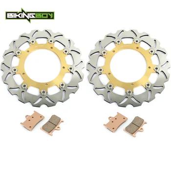 BIKINGBOY For Yamaha YZF R1 1000 2004 2005 2015 Front Brake Discs Rotors Disks + Pads Full Set Motorcycle 320mm Replacement
BIKINGBOY For Yamaha YZF R1 1000 2004 2005 2015 Front Brake Discs Rotors Disks + Pads Full Set Motorcycle 320mm Replacement