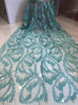 African Tulle Lace Fabric 2019 French Lace Fabric High Quality With Beaded Nigerian Embroidery Mesh Lace
African Tulle Lace Fabric 2019 French Lace Fabric High Quality With Beaded Nigerian Embroidery Mesh Lace
