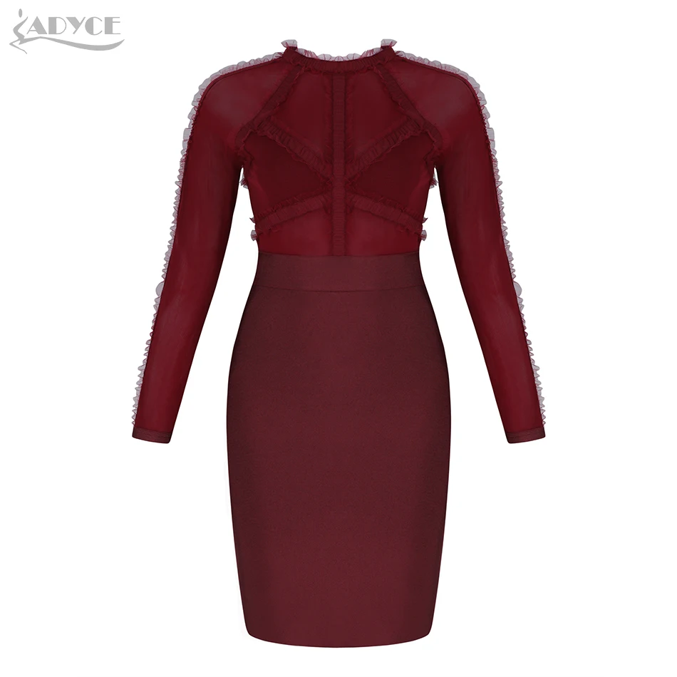 Adyce 2019 New Bodycon Bandage Dress Women Sexy Black Wine Red Lace Long Sleeve Club Dress Elegant Celebrity Evening Party Dress
Adyce 2019 New Bodycon Bandage Dress Women Sexy Black Wine Red Lace Long Sleeve Club Dress Elegant Celebrity Evening Party Dress