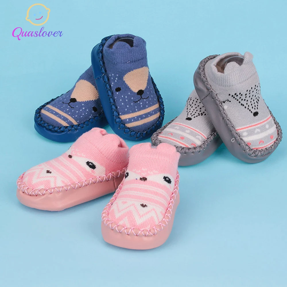 Quaslover Newborn Socks with Rubber Soles Infant Autumn Winter Spring Summer Sock Baby Girls Boys Cute Anti Slip Shoes Socks
Quaslover Newborn Socks with Rubber Soles Infant Autumn Winter Spring Summer Sock Baby Girls Boys Cute Anti Slip Shoes Socks