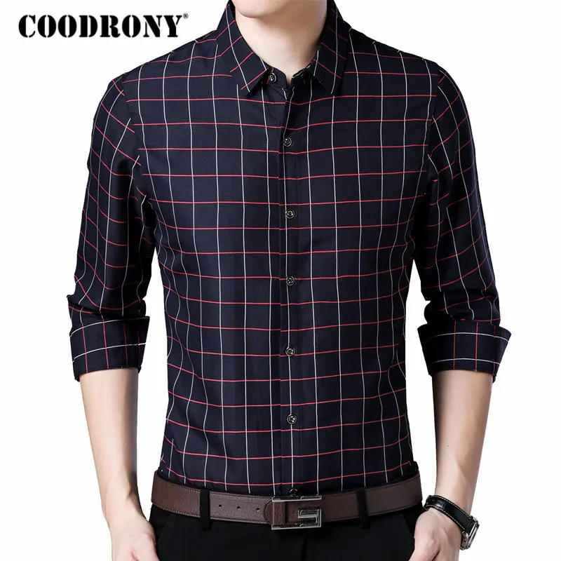 COODRONY Long Sleeve Shirt Men Clothes 2018 Autumn New Arrival Plaid Camisa Masculina Mens Business Casual Shirts Men Dress 8735
COODRONY Long Sleeve Shirt Men Clothes 2018 Autumn New Arrival Plaid Camisa Masculina Mens Business Casual Shirts Men Dress 8735