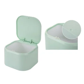 1Pc Household Press-type Waste Bins For Desktop Spring-type Cover With Lid Small Trash Can
1Pc Household Press-type Waste Bins For Desktop Spring-type Cover With Lid Small Trash Can