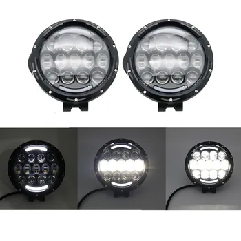 105W 7 Inch Round LED High/Low Beam Work Light Off Road Driving Light Waterproof for Jeep Trucks Offraod 4x4 ATV SUV
105W 7 Inch Round LED High/Low Beam Work Light Off Road Driving Light Waterproof for Jeep Trucks Offraod 4x4 ATV SUV