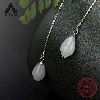 925 Sterling Sliver Retro Fashion Women Earrings High-end Jade Orchid Pendant Dangle Earrings Best Jewelry Gift for Female
925 Sterling Sliver Retro Fashion Women Earrings High-end Jade Orchid Pendant Dangle Earrings Best Jewelry Gift for Female