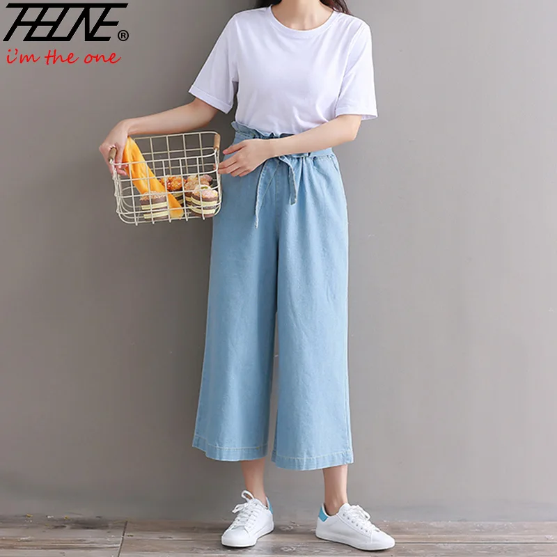 THHONE Summer New Jeans Wome Loose Style Denim Pants Casual Wide Leg Bow Trousers Elastic High Waist Jeans Femme Vaqueros Mujer
THHONE Summer New Jeans Wome Loose Style Denim Pants Casual Wide Leg Bow Trousers Elastic High Waist Jeans Femme Vaqueros Mujer