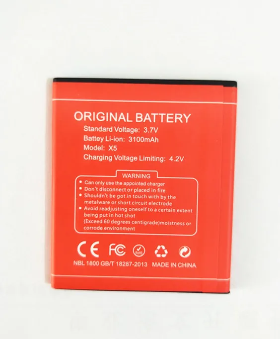 AZK 1PCS 3.7V 3100mAh DOOGEE X5 Pro X5 X5S Battery Li-ion Replacement backup Battery for DOOGEE X5 X5 Pro X5S Smartphone
AZK 1PCS 3.7V 3100mAh DOOGEE X5 Pro X5 X5S Battery Li-ion Replacement backup Battery for DOOGEE X5 X5 Pro X5S Smartphone