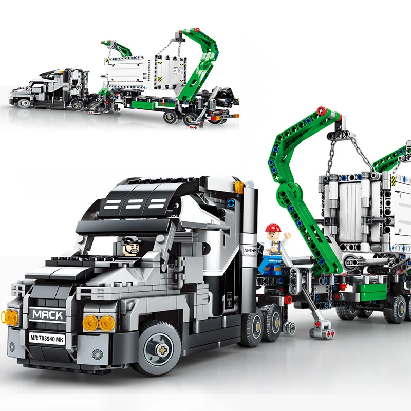 Mack container trucks 1202Pcs Technic Series Building Blocks Compatible with 42078 Set Model Bricks Christmas Gift
Mack container trucks 1202Pcs Technic Series Building Blocks Compatible with 42078 Set Model Bricks Christmas Gift