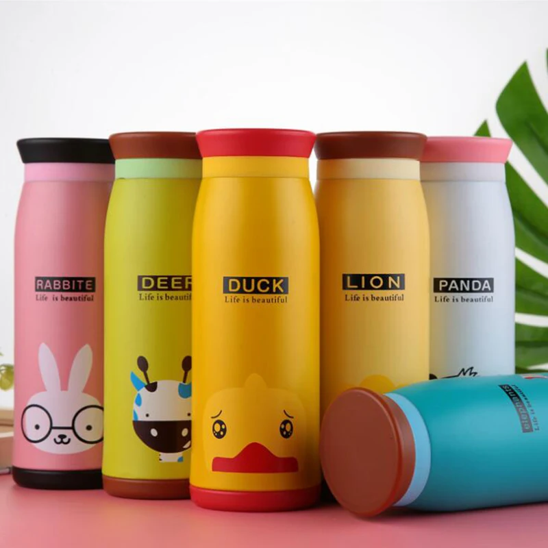 Cute 260ml-500ml Thermos Mug Stainless Steel Baby Water Bottle Vacuum Bottle For Children Insulation Thermal Bottle Dropshipping
Cute 260ml-500ml Thermos Mug Stainless Steel Baby Water Bottle Vacuum Bottle For Children Insulation Thermal Bottle Dropshipping