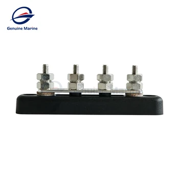 DC 48V 100A 4 Terminal Studs Busbar Power Distribution Block for boat RV yacht boat motor boat fishing boat (Black)
DC 48V 100A 4 Terminal Studs Busbar Power Distribution Block for boat RV yacht boat motor boat fishing boat (Black)