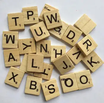 100Pcs/pack Wooden Puzzle Box Alphabet Scrabble Tiles Letters Jigsaw puzzle squares For Crafts Wood toys for Children boys girls
100Pcs/pack Wooden Puzzle Box Alphabet Scrabble Tiles Letters Jigsaw puzzle squares For Crafts Wood toys for Children boys girls