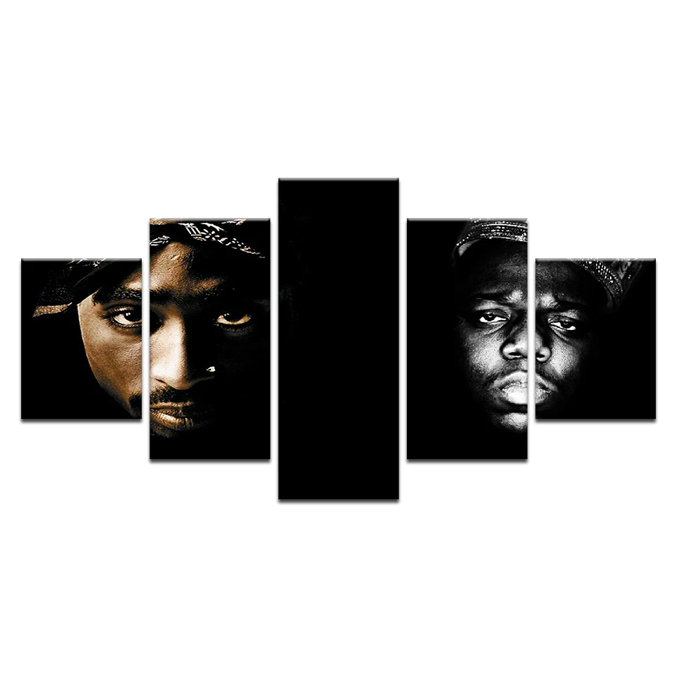The Notorious B.I.G Tupac 2Pac American Rapper Music Star Hot Art Print Poster 5 Panel Canvas Painting Wall Home Decor
The Notorious B.I.G Tupac 2Pac American Rapper Music Star Hot Art Print Poster 5 Panel Canvas Painting Wall Home Decor