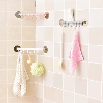 Modern Simple Style Plastic Wall-mounted Shelving Hook Kitchen Bathroom Storage Rack Home Decorative Hook Household Accessories
Modern Simple Style Plastic Wall-mounted Shelving Hook Kitchen Bathroom Storage Rack Home Decorative Hook Household Accessories