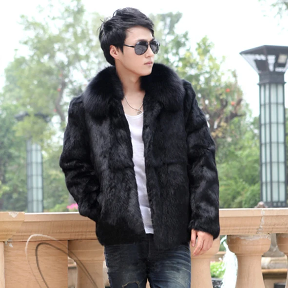 Factory price cheap high quality men real fur jacket with fox fur collar casual whole skin natural rex rabbit fur coat
Factory price cheap high quality men real fur jacket with fox fur collar casual whole skin natural rex rabbit fur coat