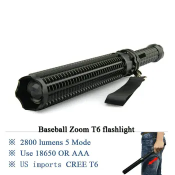tatical hunting flashlight telescopic zoom baton 18650 charge torch flashlight AAA xml-t6 lanterna self defense waterproof lamp
tatical hunting flashlight telescopic zoom baton 18650 charge torch flashlight AAA xml-t6 lanterna self defense waterproof lamp