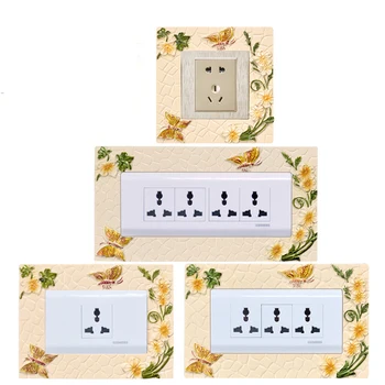 Switch Wall Stickers Socket Decorative Sets Living Room Bedroom Simple Modern Creative Light Dual Switch Panel Wallpaper
Switch Wall Stickers Socket Decorative Sets Living Room Bedroom Simple Modern Creative Light Dual Switch Panel Wallpaper