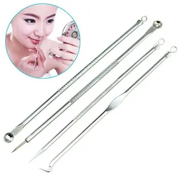 4pcs Acne Blackhead Removal Needles Pimple Acne Extractor Black Head Pore Cleaner Deep Cleansing Tool Skin Care Beauty Products
4pcs Acne Blackhead Removal Needles Pimple Acne Extractor Black Head Pore Cleaner Deep Cleansing Tool Skin Care Beauty Products