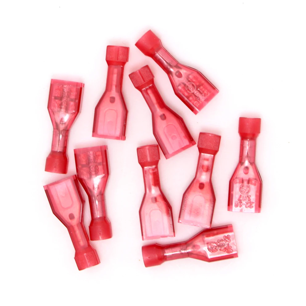 100pcs Red FDFN1.25-187(8) Nylon-fully Insulated Female Terminals 4.8mm(0.8mm Tab thickness) Female Faston terminals
100pcs Red FDFN1.25-187(8) Nylon-fully Insulated Female Terminals 4.8mm(0.8mm Tab thickness) Female Faston terminals