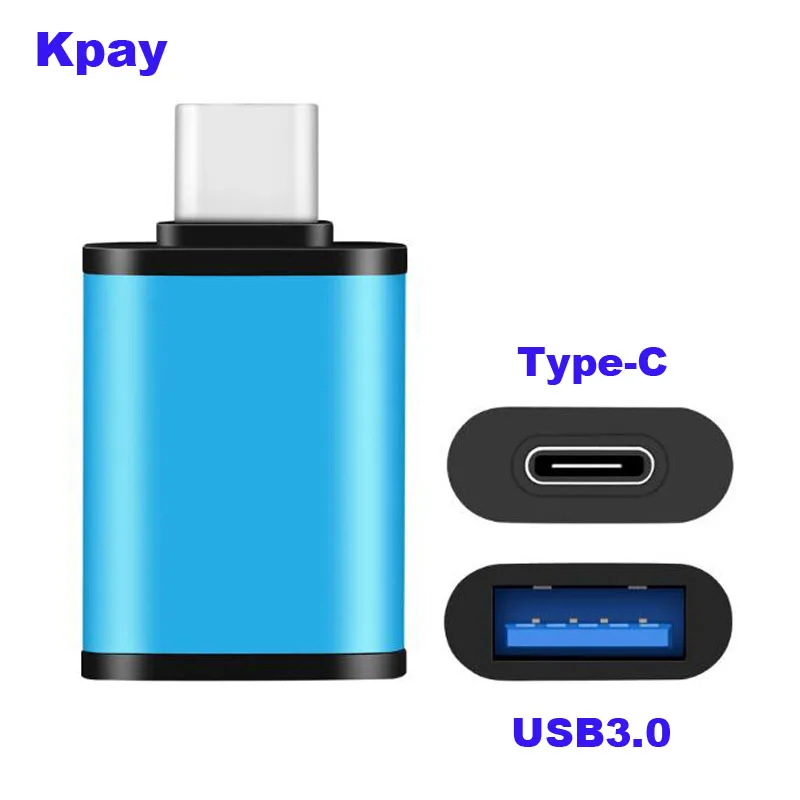 

Male Type-C to Female USB USB3.0 Adapter Type C OTG Data Sync Charge Adapter for Macbook Huawei Matebook Samsung S8 S9 S10 Plus