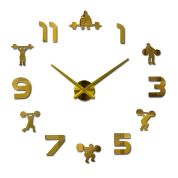 DIY Large Wall Clock Weightlifting Fitness 3D Art Mirror Tooth Diy Wall Clock Big Mirror Wall Sticker Martial Arts Clock
DIY Large Wall Clock Weightlifting Fitness 3D Art Mirror Tooth Diy Wall Clock Big Mirror Wall Sticker Martial Arts Clock
