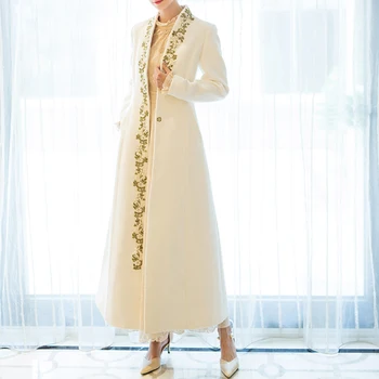 Long Wool Coat Elegant Winter Woman Wool Coats Wool coat female new over the knee Slim waist thick long cashmere coat white
Long Wool Coat Elegant Winter Woman Wool Coats Wool coat female new over the knee Slim waist thick long cashmere coat white