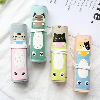 1 Pcs Cute Animal Cat Rabbit Pencil Case Rolling Curtain Dual Purpose Multi-function Pencil Bags Students Stationery Gifts
1 Pcs Cute Animal Cat Rabbit Pencil Case Rolling Curtain Dual Purpose Multi-function Pencil Bags Students Stationery Gifts