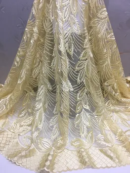 2020 Latest French Nigerian Laces Fabrics High Quality Tulle African Lace Fabric for Wedding dress.Multi-color lace 5yards/lot
2020 Latest French Nigerian Laces Fabrics High Quality Tulle African Lace Fabric for Wedding dress.Multi-color lace 5yards/lot