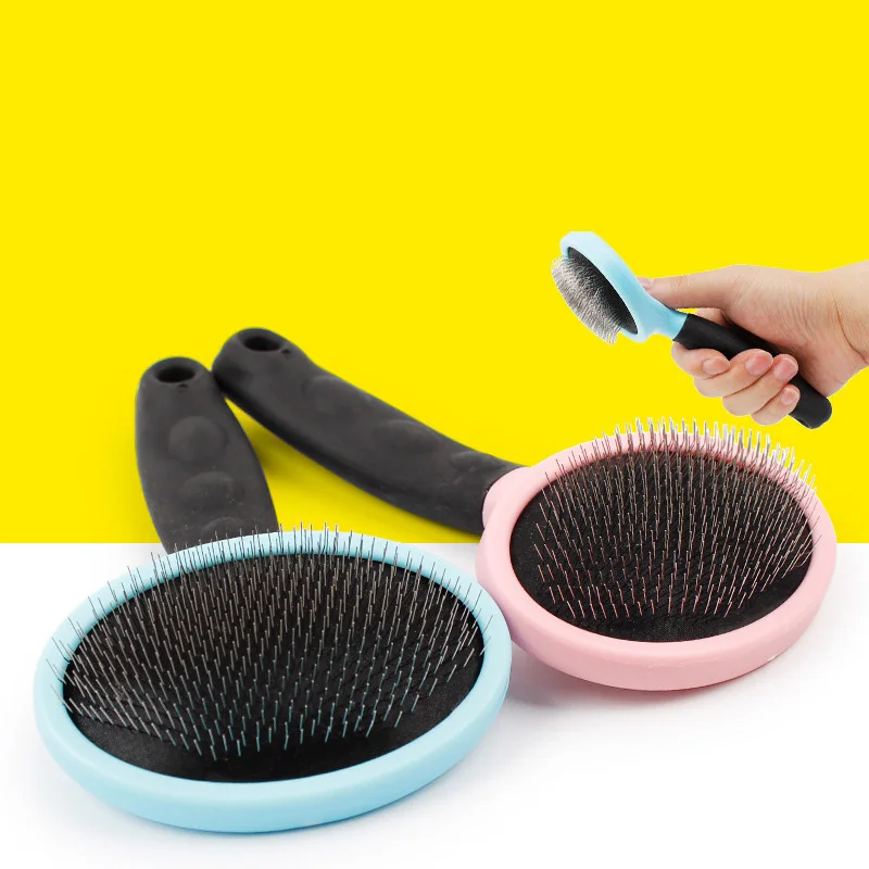 Pet Slicker Brush for Dogs and Cats Soft Rubber Handle Pet Comb Dematting Grooming Tools Easy Removing Shedding Fur and Tangle
Pet Slicker Brush for Dogs and Cats Soft Rubber Handle Pet Comb Dematting Grooming Tools Easy Removing Shedding Fur and Tangle