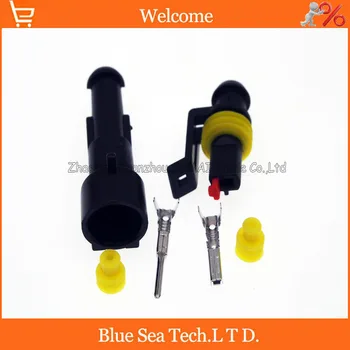 1Pin/way HID Waterproof Electrical connector kit,AMP male and female plug connector for car,lighting ect.
1Pin/way HID Waterproof Electrical connector kit,AMP male and female plug connector for car,lighting ect.