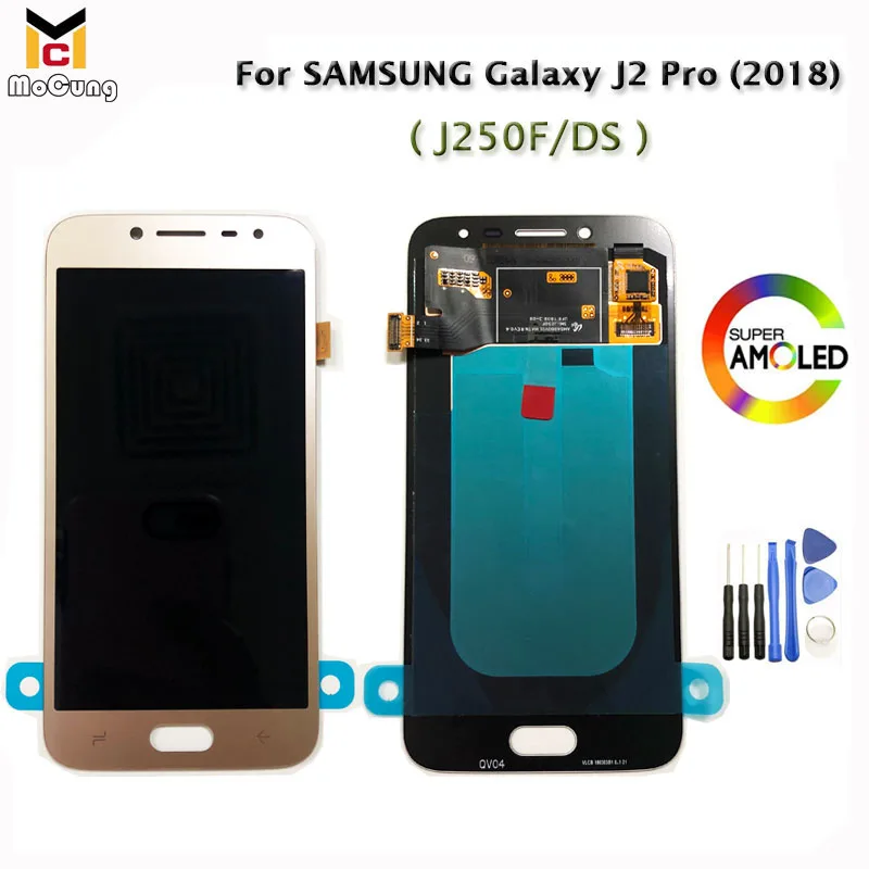 5.0" Super AMOLED LCD Display For Samsung Galaxy J2 Pro 2018 J250 J250F/DS Touch Screen Digitizer TFT Brightness Adjustable
5.0" Super AMOLED LCD Display For Samsung Galaxy J2 Pro 2018 J250 J250F/DS Touch Screen Digitizer TFT Brightness Adjustable