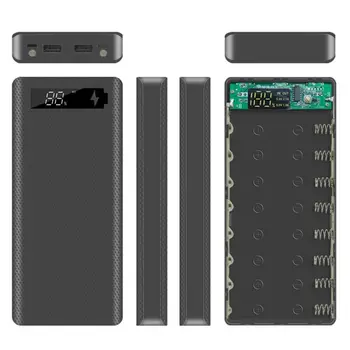 LCD Display DIY 8x18650 Battery Case Power Bank Shell Portable External Box without Battery Powerbank Protector
LCD Display DIY 8x18650 Battery Case Power Bank Shell Portable External Box without Battery Powerbank Protector