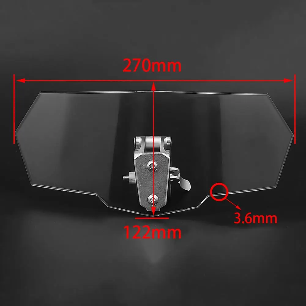 Airflow Adjustable Windscreen Wind Deflector Universal Motorcycle Windshield for Kawasaki BMW Ducati honda Benelli KTM Triumph
Airflow Adjustable Windscreen Wind Deflector Universal Motorcycle Windshield for Kawasaki BMW Ducati honda Benelli KTM Triumph