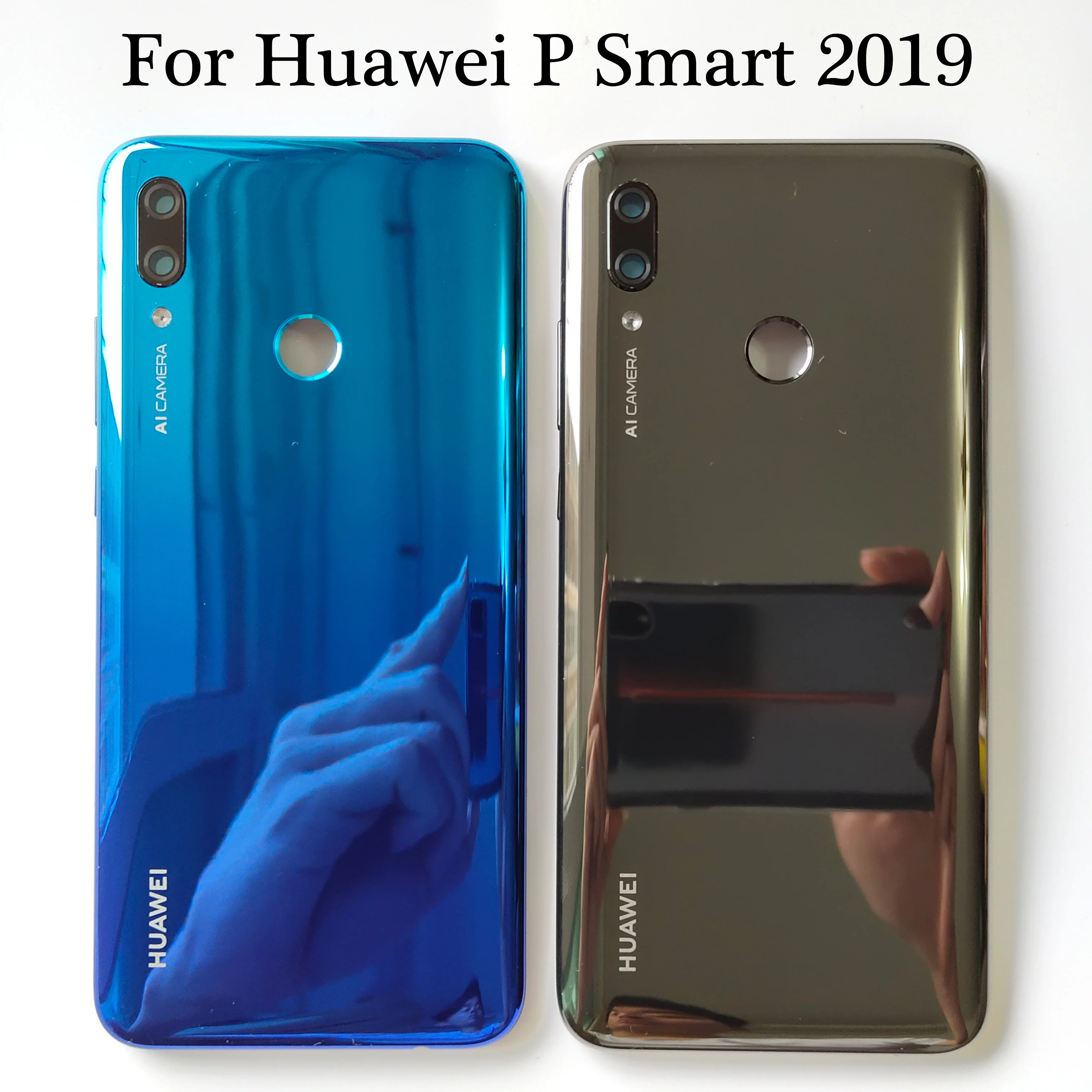 Оригинальный чехол для Huawei P Smart 2019 задняя крышка аккумулятора с рисунком в виде