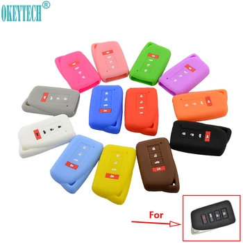 OkeyTech 4 Buttons Good Quality Silicone Car Key Case Cover For Lexus Smart Key Holder NX RX ES GS IS RC Keyless Protector Shell
OkeyTech 4 Buttons Good Quality Silicone Car Key Case Cover For Lexus Smart Key Holder NX RX ES GS IS RC Keyless Protector Shell