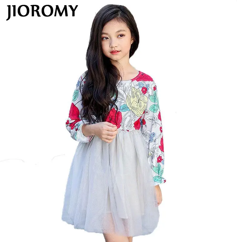 Girls floral dress autumn new 2018 big children's mesh yarn stitching princess dresses kids long sleeve ball gown cute dress
Girls floral dress autumn new 2018 big children's mesh yarn stitching princess dresses kids long sleeve ball gown cute dress