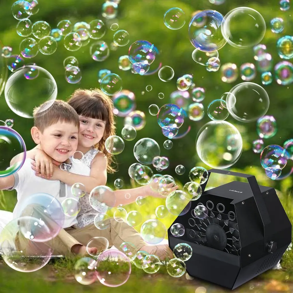 VIRHUCK Professional Automatic Bubble Machine with High Output, Automatic Blowing Mechanism For Outdoor or Indoor Use US EU Plug
VIRHUCK Professional Automatic Bubble Machine with High Output, Automatic Blowing Mechanism For Outdoor or Indoor Use US EU Plug