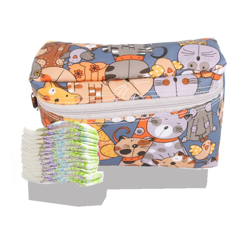 Baby Diaper Bags Maternity Bag for Disposable Reusable Fashion Prints Wet Dry Diaper Bag Double Handle Wetbags 19*13*7cm
Baby Diaper Bags Maternity Bag for Disposable Reusable Fashion Prints Wet Dry Diaper Bag Double Handle Wetbags 19*13*7cm
