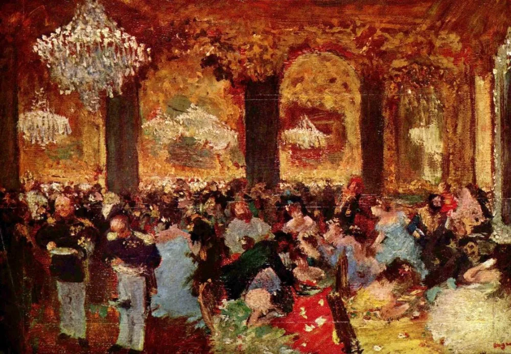 High quality Oil painting Canvas Reproductions Dinner at the Ball (1879) By Edgar Degas hand painted
High quality Oil painting Canvas Reproductions Dinner at the Ball (1879) By Edgar Degas hand painted