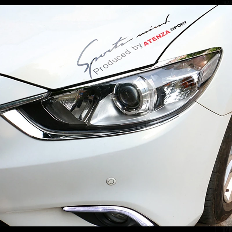 MONTFORD For Mazda 6 M6 Atenza Sedan 2013-2015 ABS Chrome Front Headlight Upside Eyelid Decoration Head Light Lamp Cover Trim
MONTFORD For Mazda 6 M6 Atenza Sedan 2013-2015 ABS Chrome Front Headlight Upside Eyelid Decoration Head Light Lamp Cover Trim