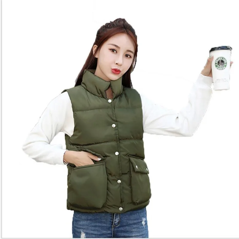 New Arrival Autumn Winter Women Short Vest 2018 Down Cotton Short Vest Female Plus Size 3XL Hooded Warm With Big Pockets CQ2268
New Arrival Autumn Winter Women Short Vest 2018 Down Cotton Short Vest Female Plus Size 3XL Hooded Warm With Big Pockets CQ2268