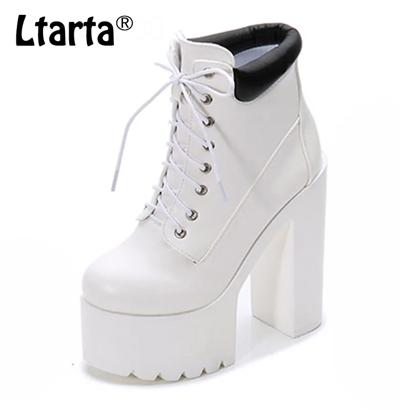 COWCOM 14cm.Women Ankle Boots Platform Square Heels Super High Heels Boots Lace-UP Casual Shoes Boots Round toe ZYW-65913
COWCOM 14cm.Women Ankle Boots Platform Square Heels Super High Heels Boots Lace-UP Casual Shoes Boots Round toe ZYW-65913