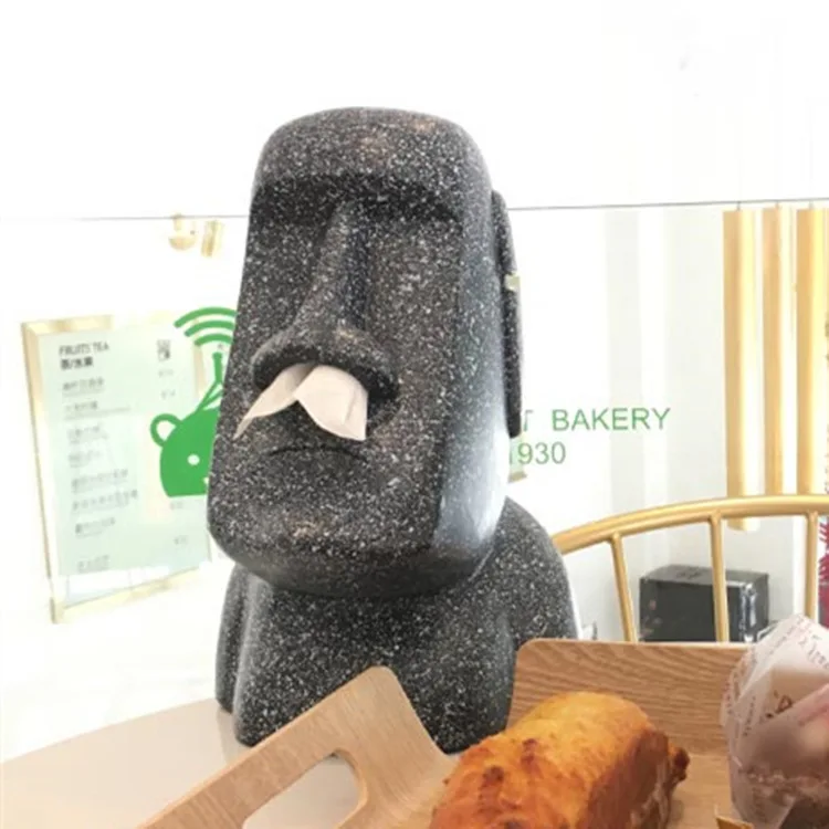 Home decorated stone like tissue box resin resurrection person modeling paper towel smoking stone Nose paper tube
Home decorated stone like tissue box resin resurrection person modeling paper towel smoking stone Nose paper tube