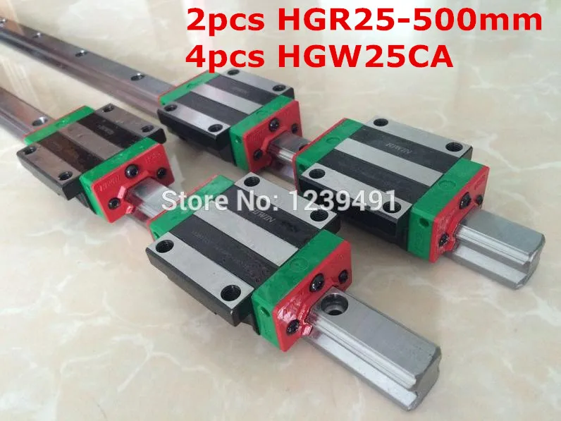 2pcs original HIWIN linear rail HGR25- 500mm with 4pcs HGW25CA flange block CNC Parts
2pcs original HIWIN linear rail HGR25- 500mm with 4pcs HGW25CA flange block CNC Parts