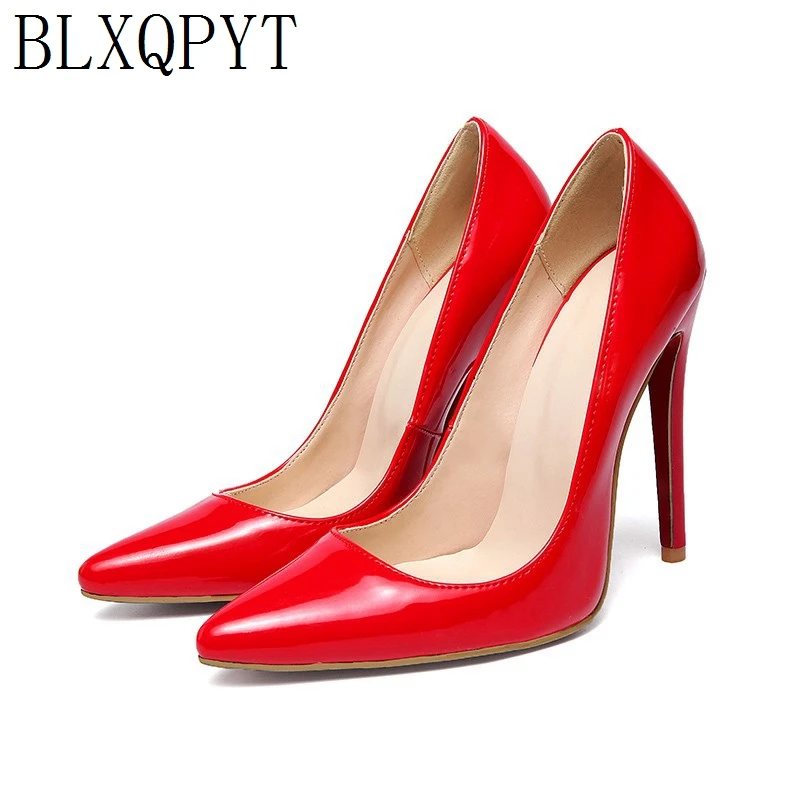 BLXQPYT Super Size 34-52 Patent Leather Pumps Fashion Office Women Sexy High Heels(12cm) Women's Wedding Shoes woman Party 115
BLXQPYT Super Size 34-52 Patent Leather Pumps Fashion Office Women Sexy High Heels(12cm) Women's Wedding Shoes woman Party 115